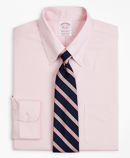 Stretch Madison Classic-Fit Dress Shirt, Non-Iron Pinpoint Button-Down Collar