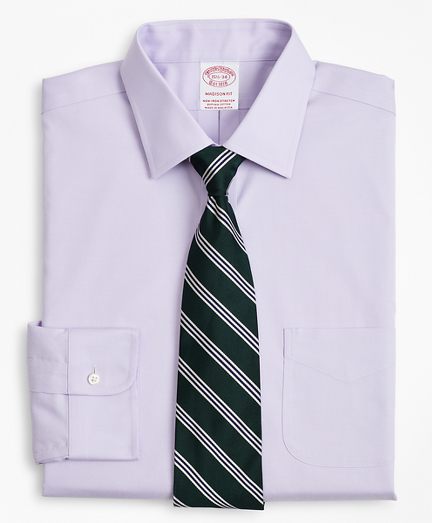 Stretch Madison Classic-Fit Dress Shirt, Non-Iron Pinpoint Ainsley Collar