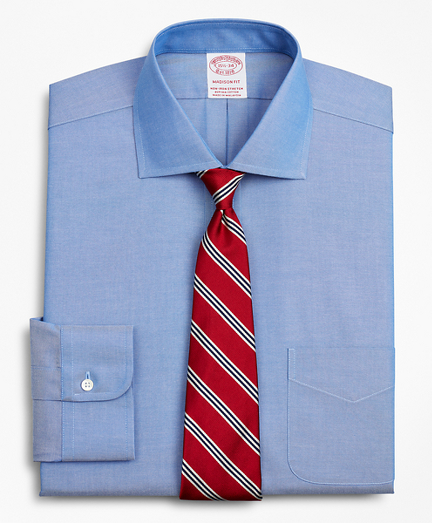 Stretch Madison Classic-Fit Dress Shirt, Non-Iron Pinpoint English Collar