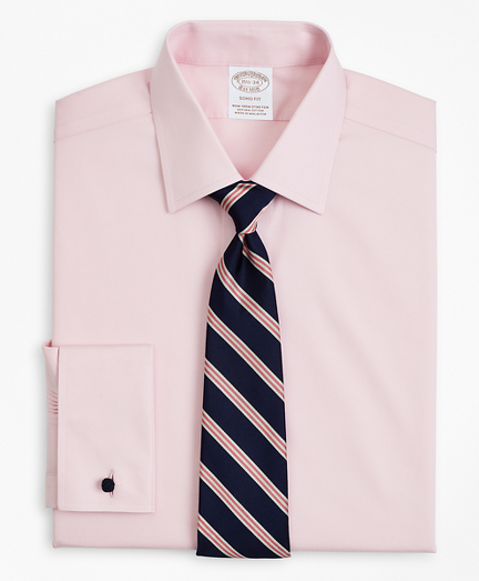 Stretch Soho Extra-Slim-Fit Dress Shirt, Non-Iron Pinpoint Ainsley Collar French Cuff