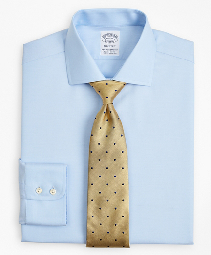 Stretch Regent Fitted Dress Shirt, Non-Iron Twill English Collar