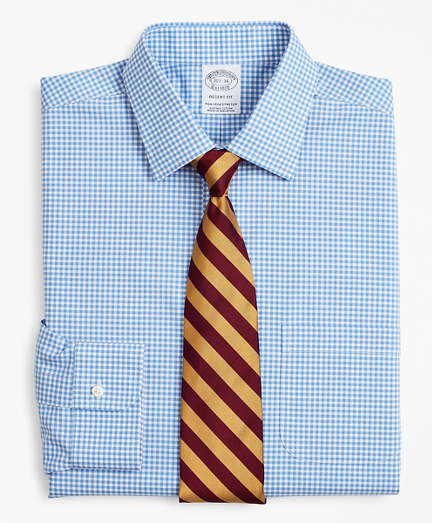 Stretch Regent Fitted Dress Shirt, NonIron Poplin Ainsley Collar