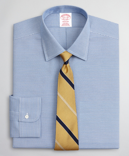 Madison Classic-Fit Dress Shirt, Non-Iron Dobby Ainsley