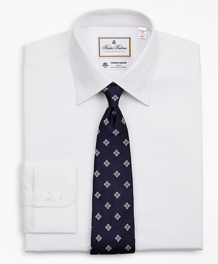 Luxury Collection Madison Classic-Fit Dress Shirt, Franklin Spread Collar Herringbone