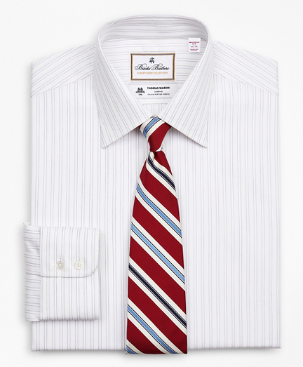 Luxury Collection Madison Classic-Fit Dress Shirt, Franklin Spread Collar Stripe
