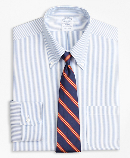 Original Polo&reg; Button-Down Oxford Regent Fitted Dress Shirt, Bengal Stripe