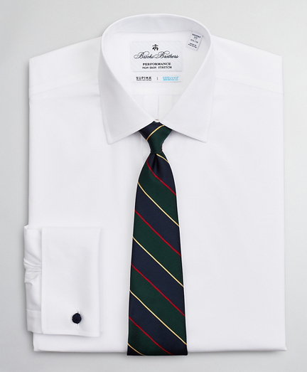 Regent Fitted Dress Shirt, Performance Non-Iron with COOLMAX&reg;, Ainsley Collar Twill French Cuff
