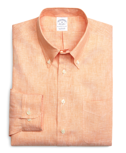 Regent Fit Solid Linen Sport Shirt