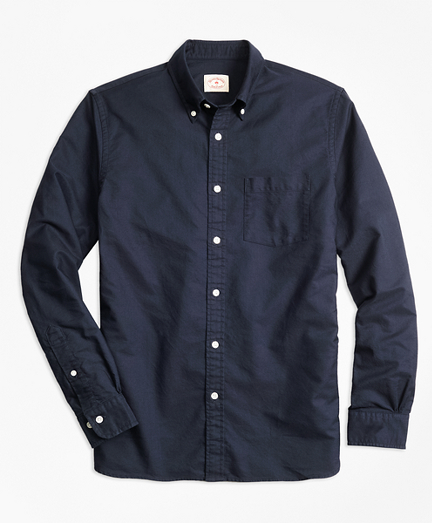 Men's Solid Oxford Sport Shirt | Brooks Brothers
