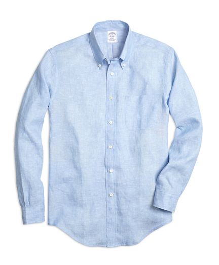 Men's Slim Fit Linen Sport Shirt 