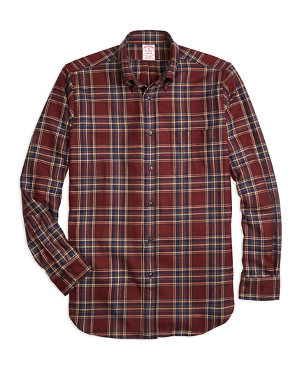 brooks brothers mens flannel shirts