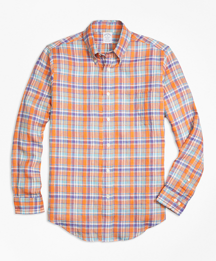 brooks brothers irish linen shirt