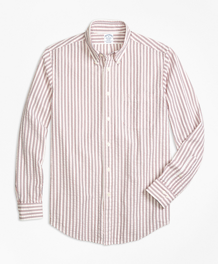 seersucker shirt brooks brothers