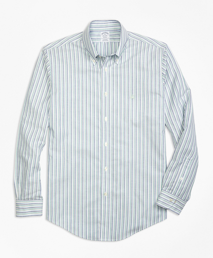 Non-Iron Regent Fit Stripe Sport Shirt