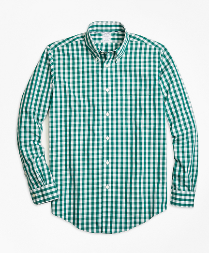 Non-Iron Regent Fit Gingham Sport Shirt