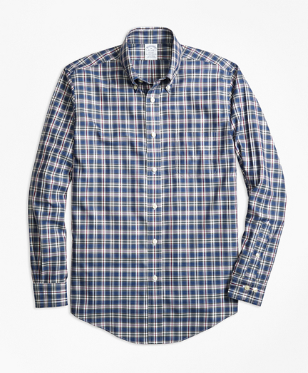 Non-Iron Regent Fit Multi-Check Sport Shirt