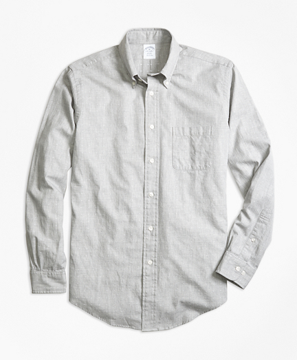 Regent Fit Heathered Dot Sport Shirt