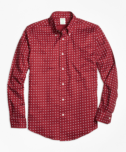 Milano Fit Printed Paisley Sport Shirt