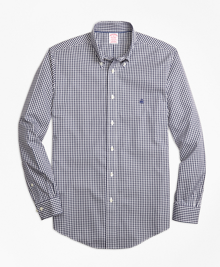 Non-Iron Madison Fit Gingham Sport Shirt