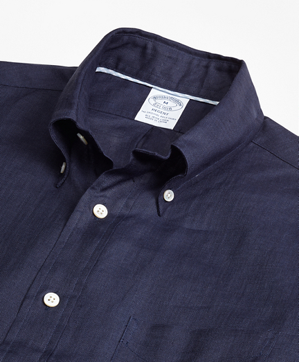 brooks brothers irish linen shirt