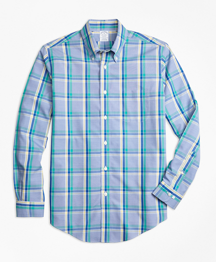 Non-Iron Regent Fit Plaid Sport Shirt