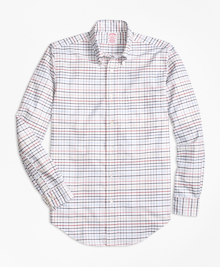 Madison Fit Oxford Multi-Check Sport Shirt