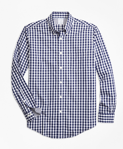 Non-Iron Regent Fit Gingham Sport Shirt