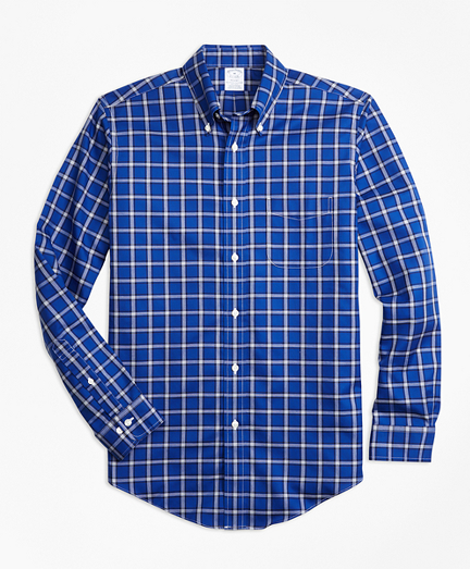 Non-Iron Regent Fit Windowpane Sport Shirt