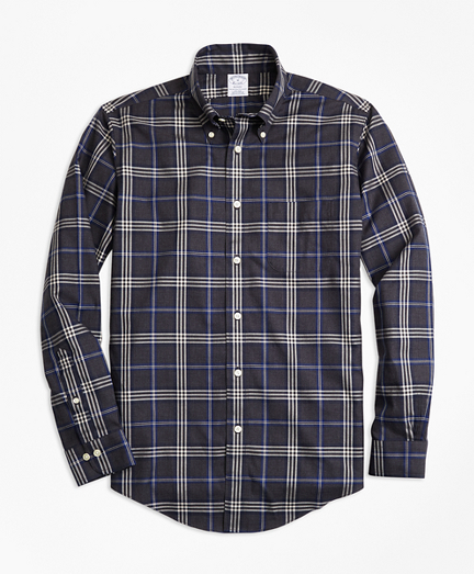 brooks brothers flannel shirt