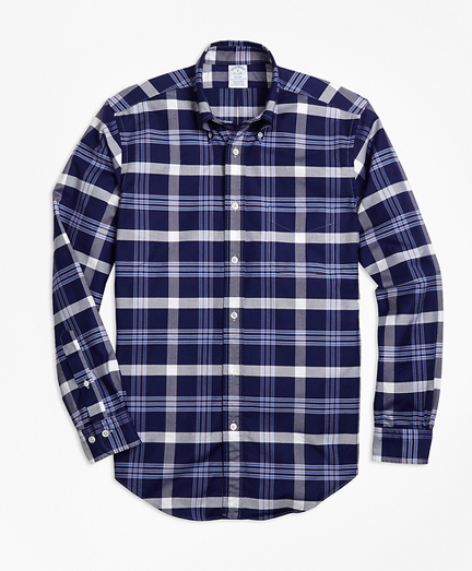 Regent Fit Oxford BB#10 Plaid Sport Shirt