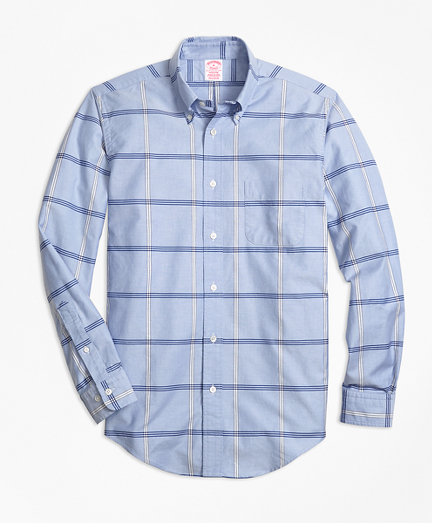 Madison Fit Oxford BB#1 Windowpane Sport Shirt