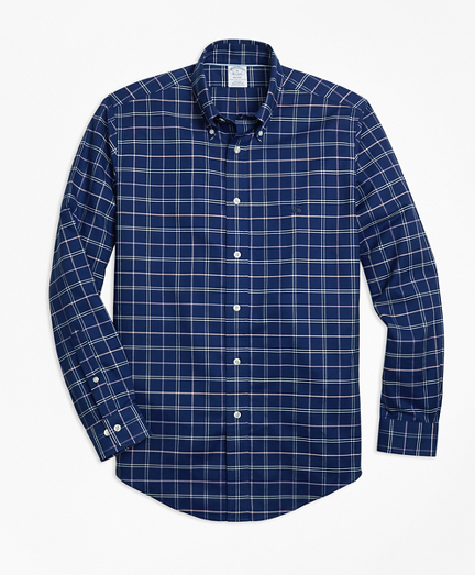 Non-Iron Regent Fit Windowpane Sport Shirt