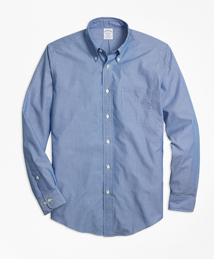 Regent Fit Dobby Micro-Stripe Sport Shirt