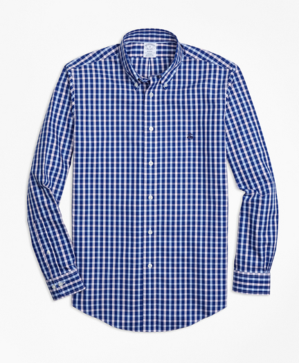 Non-Iron Regent Fit Three-Color Check Sport Shirt