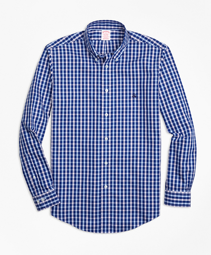 Non-Iron Madison Fit Three-Color Check Sport Shirt