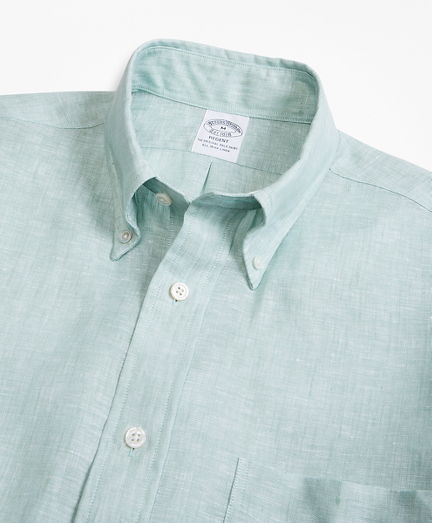 brooks brothers mens linen shirts