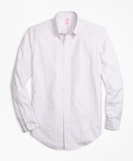 Madison Fit Oxford Outline Stripe Sport Shirt