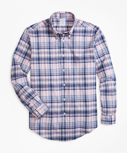 Regent Fit Pink Madras Sport Shirt