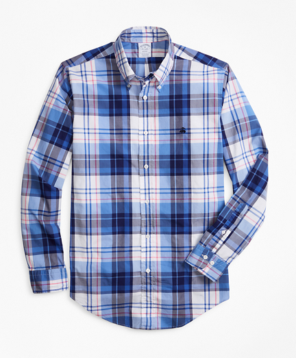 Regent Fit Bold Plaid Zephyr Sport Shirt