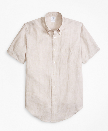 brooks brothers mens linen shirts