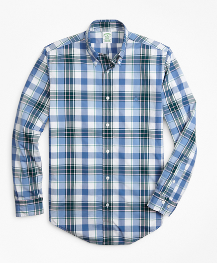 Milano Fit Open Plaid Zephyr Sport Shirt
