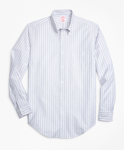 Madison Fit Oxford Double-Stripe Sport Shirt