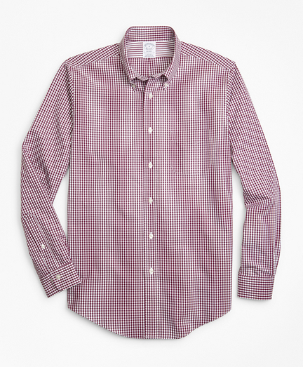 Non-Iron Regent Fit Gingham Sport Shirt