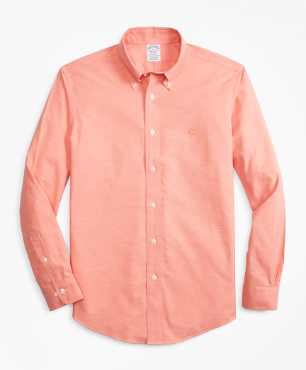 coral oxford shirt