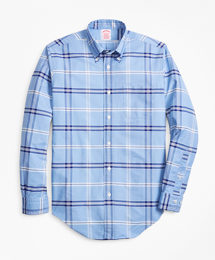 Madison Fit Oxford Windowpane Sport Shirt