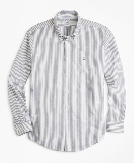 Non-Iron Regent Fit Oxford Stripe Sport Shirt