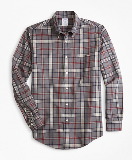 Non-Iron Regent Fit Signature Tartan Sport Shirt