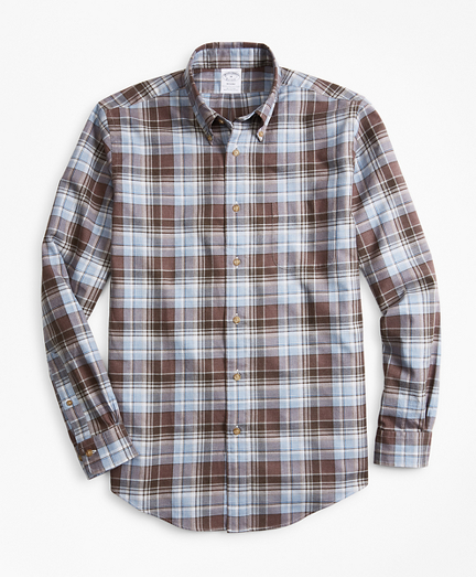 brooks brothers flannel shirt