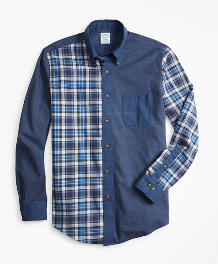Regent Fit Plaid Flannel Fun Sport Shirt