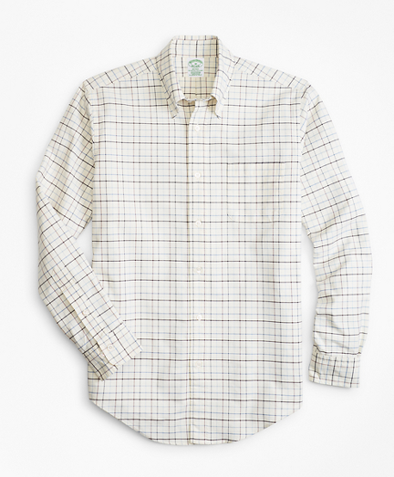Milano Fit Oxford Windowpane Sport Shirt